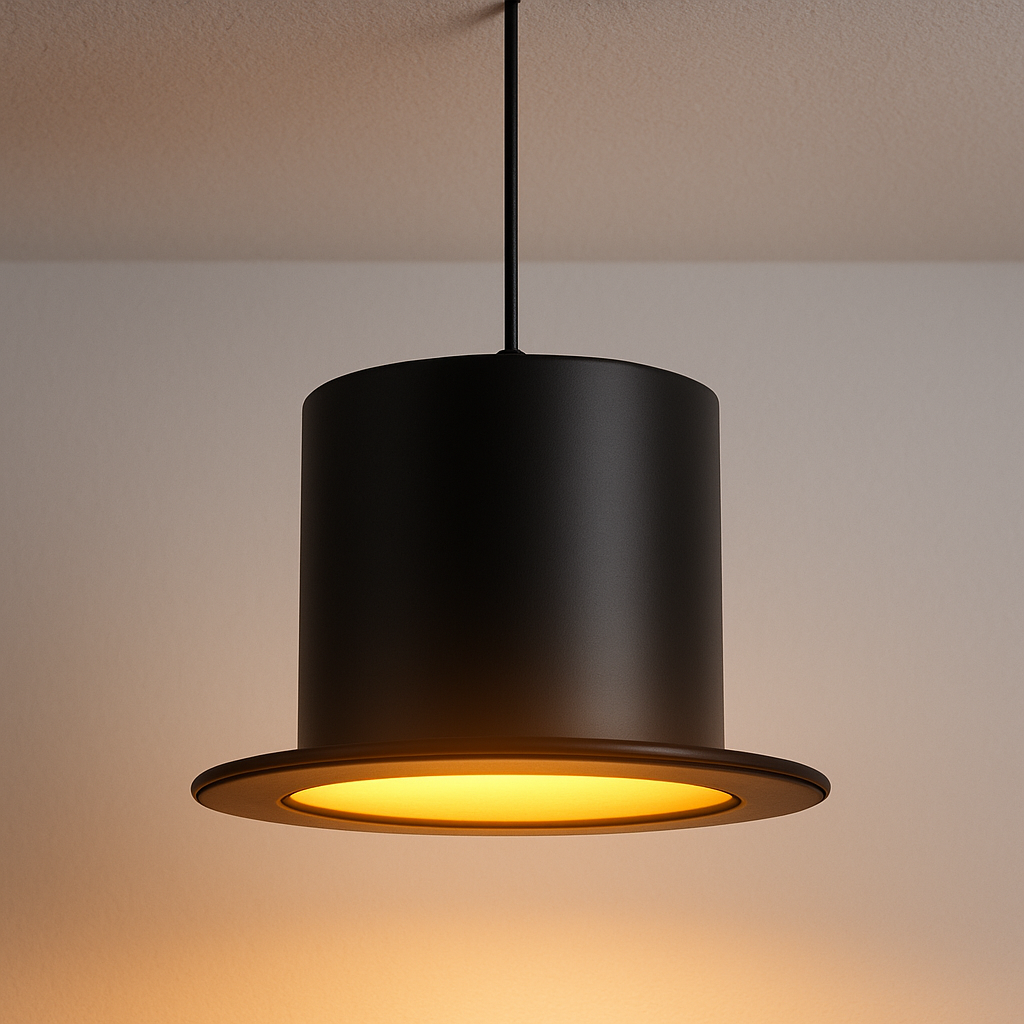Luminária Pendente Moderna Minimalista Metal Magic Hat