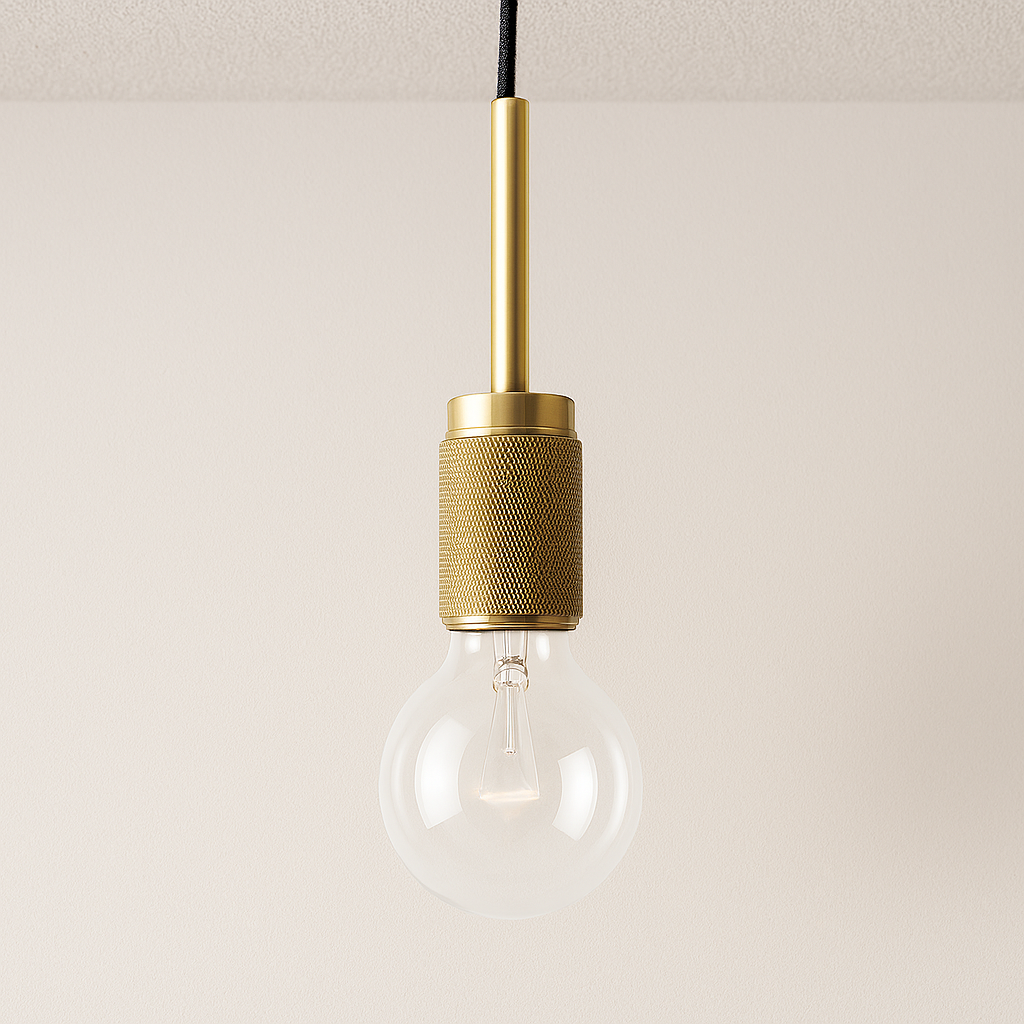 Luminária Pendente Moderna Minimalista Metal Vidro Zenit