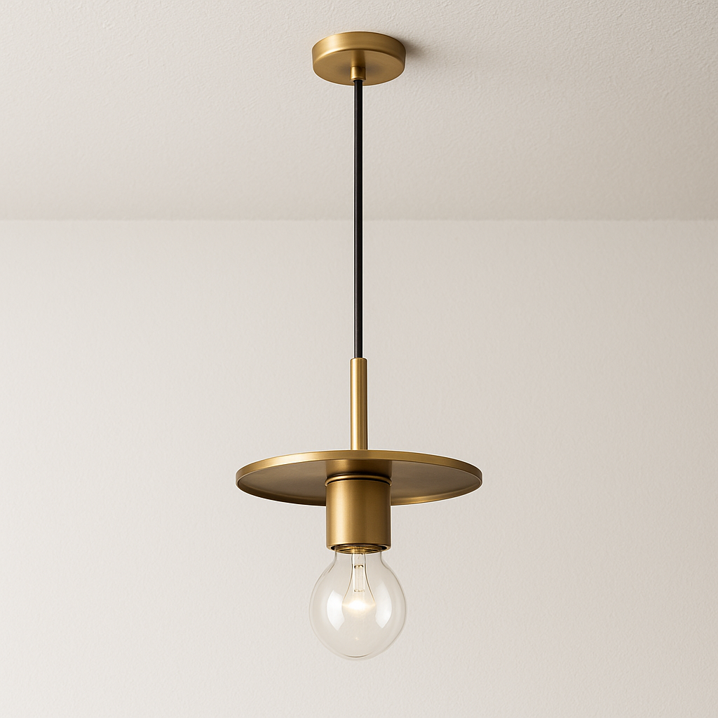 Luminária Pendente Moderna Minimalista Metal Vidro Zenit