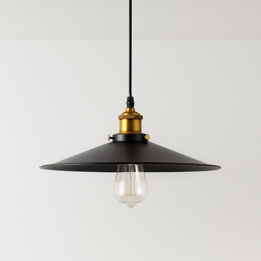 Luminária Pendente Industrial Vintage Retrô Chapeau