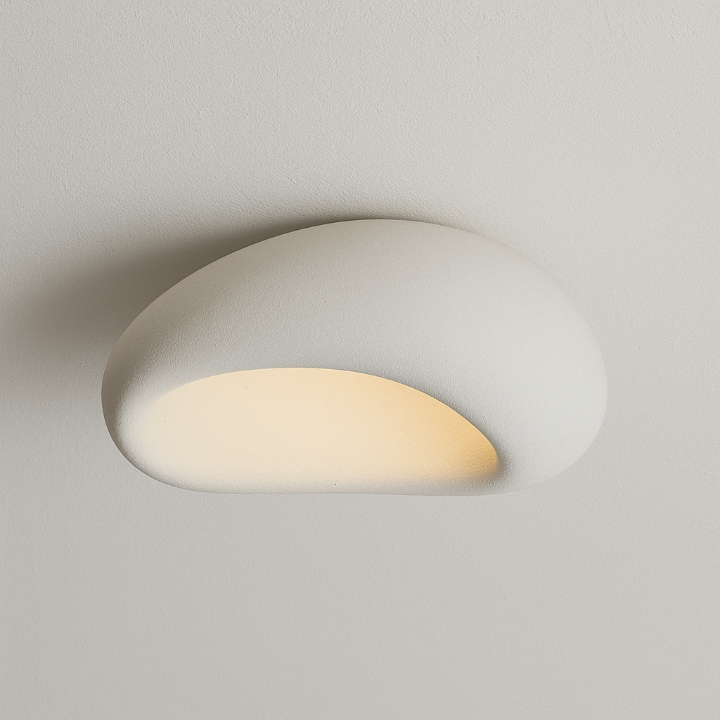 Luminária Plafon Moderna Minimalista Concreto Zerion