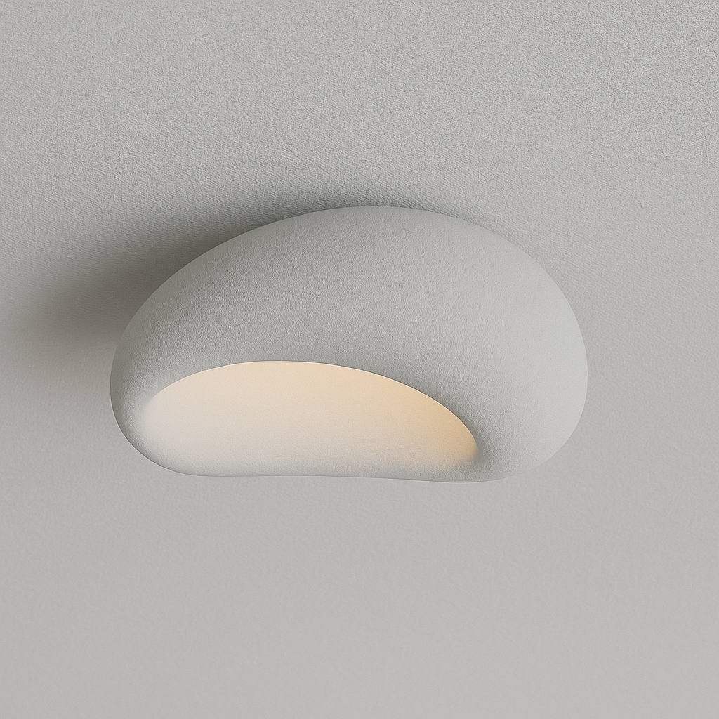 Luminária Plafon Moderna Minimalista Concreto Zerion