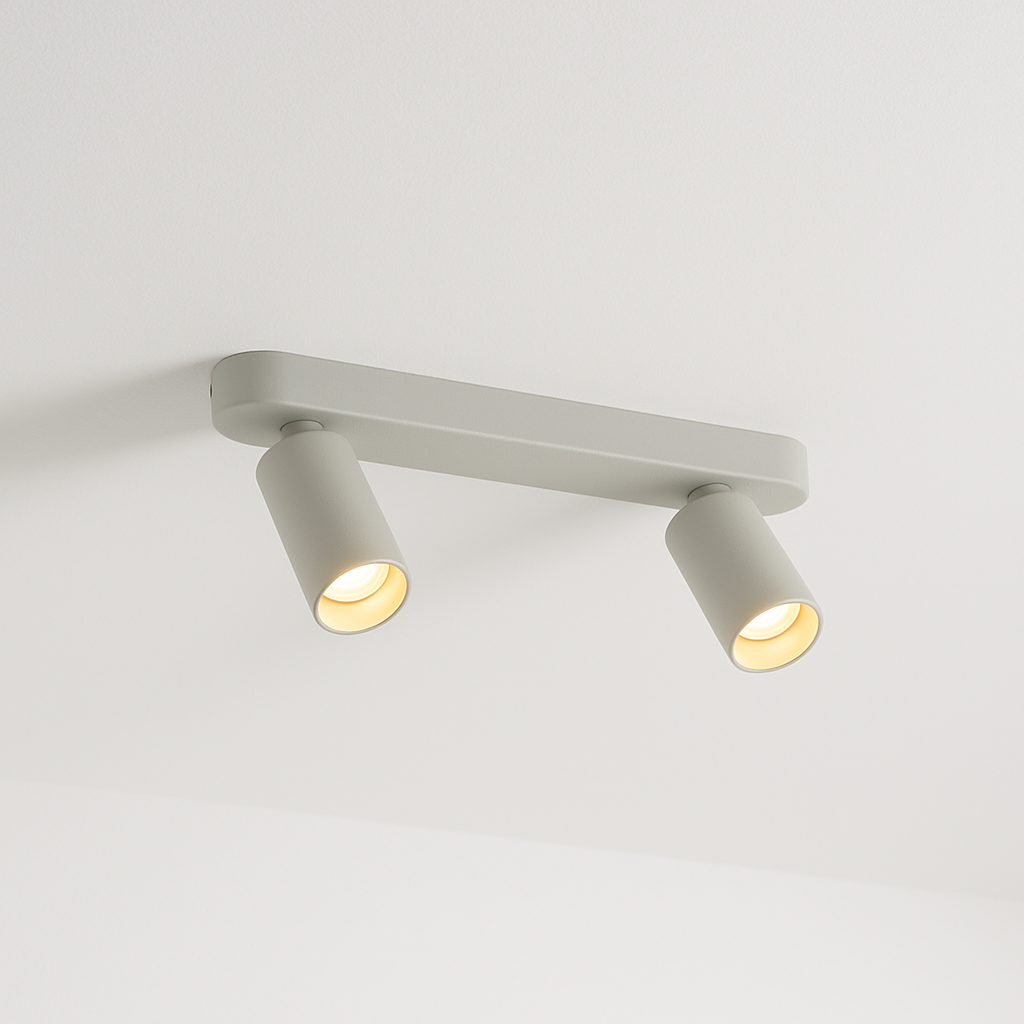 Luminária Plafon Sobrepor Moderna Spots Direcionáveis Linear LED Jinx