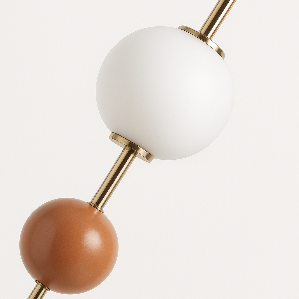 Luminária Pendente Moderna Minimalista Vidro Metal Jongin