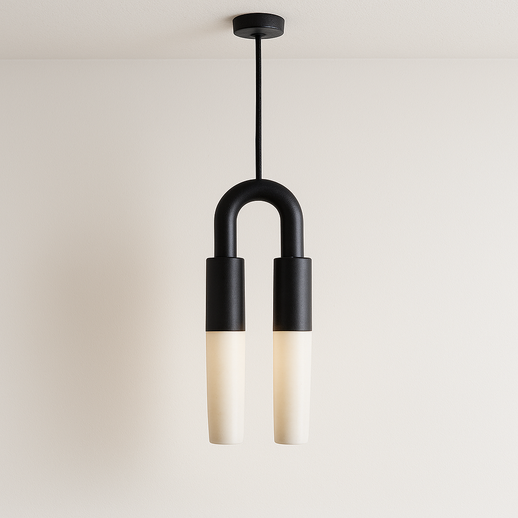 Luminária Pendente Moderna Minimalista LED Metal Acrílico Saven