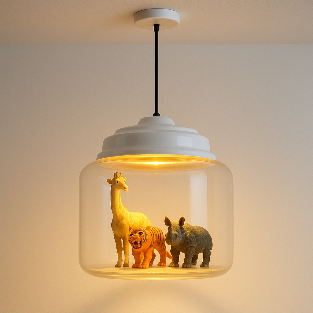 Luminária Pendente Moderna Minimalista Zoo