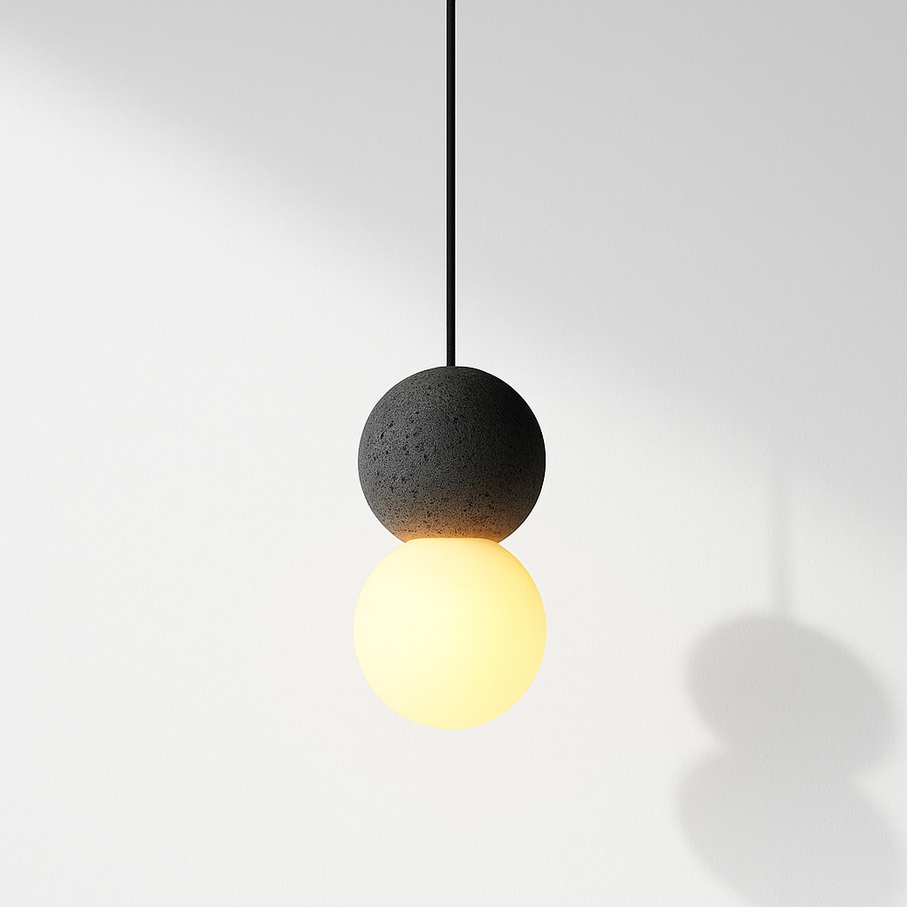 Luminária Pendente Moderna Minimalista Double Mates