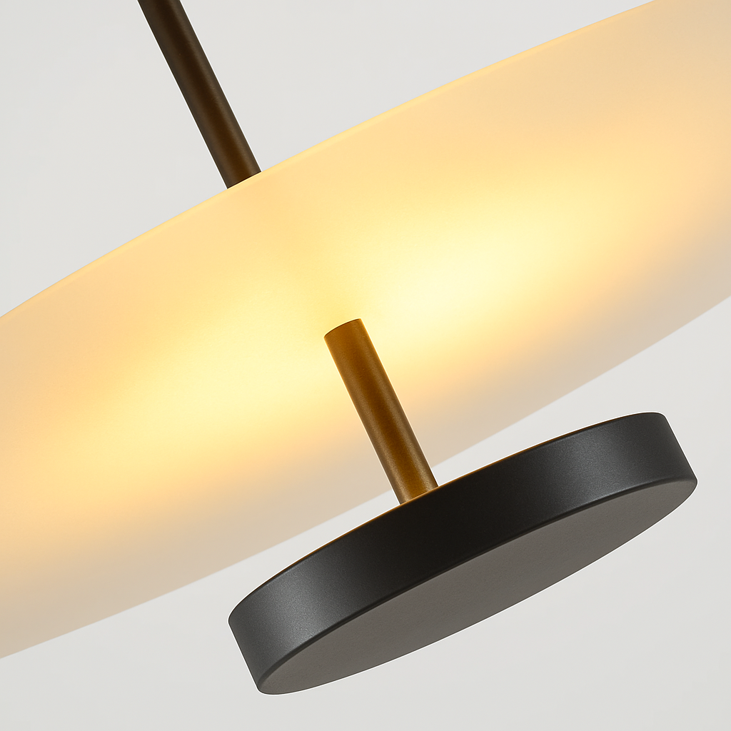 Luminária Plafon Moderna Minimalista Rebatedor Metal LED Basel