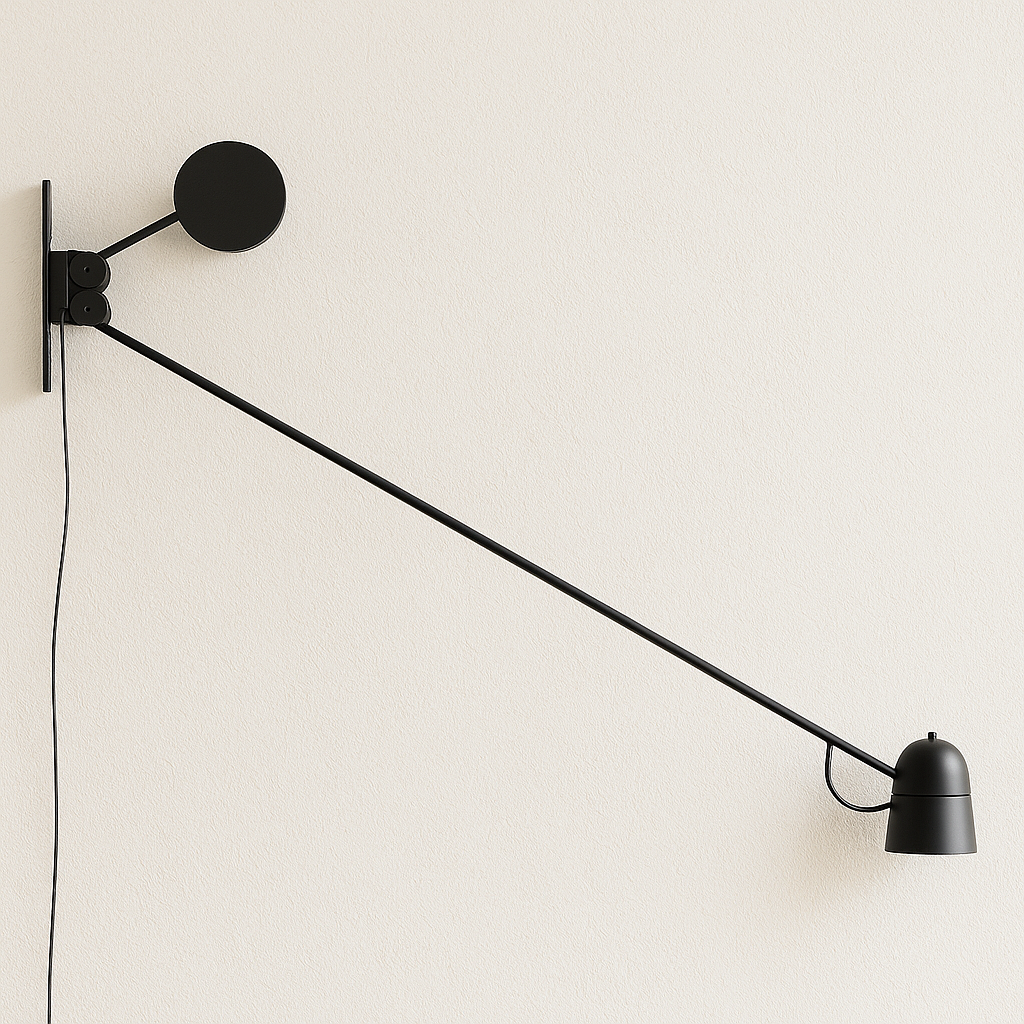 Luminária Arandela Moderna Minimalista Industrial Articulada Brooklyn