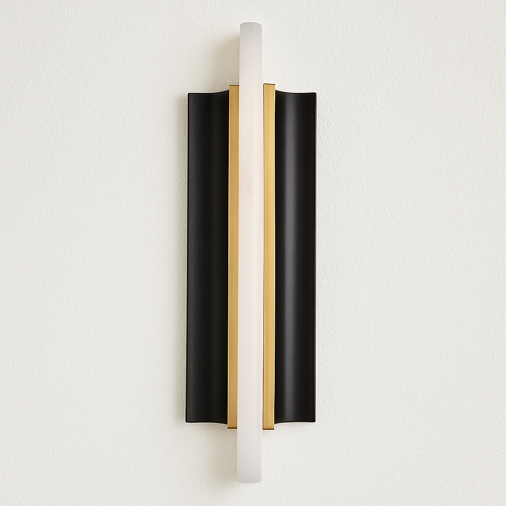 Luminária Arandela Moderna Minimalista LED Mármore Metal Erza