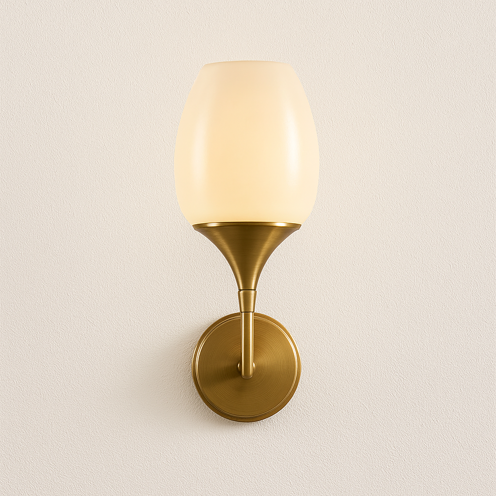 Luminária Arandela Moderna Minimalista Metal Vidro Laviena