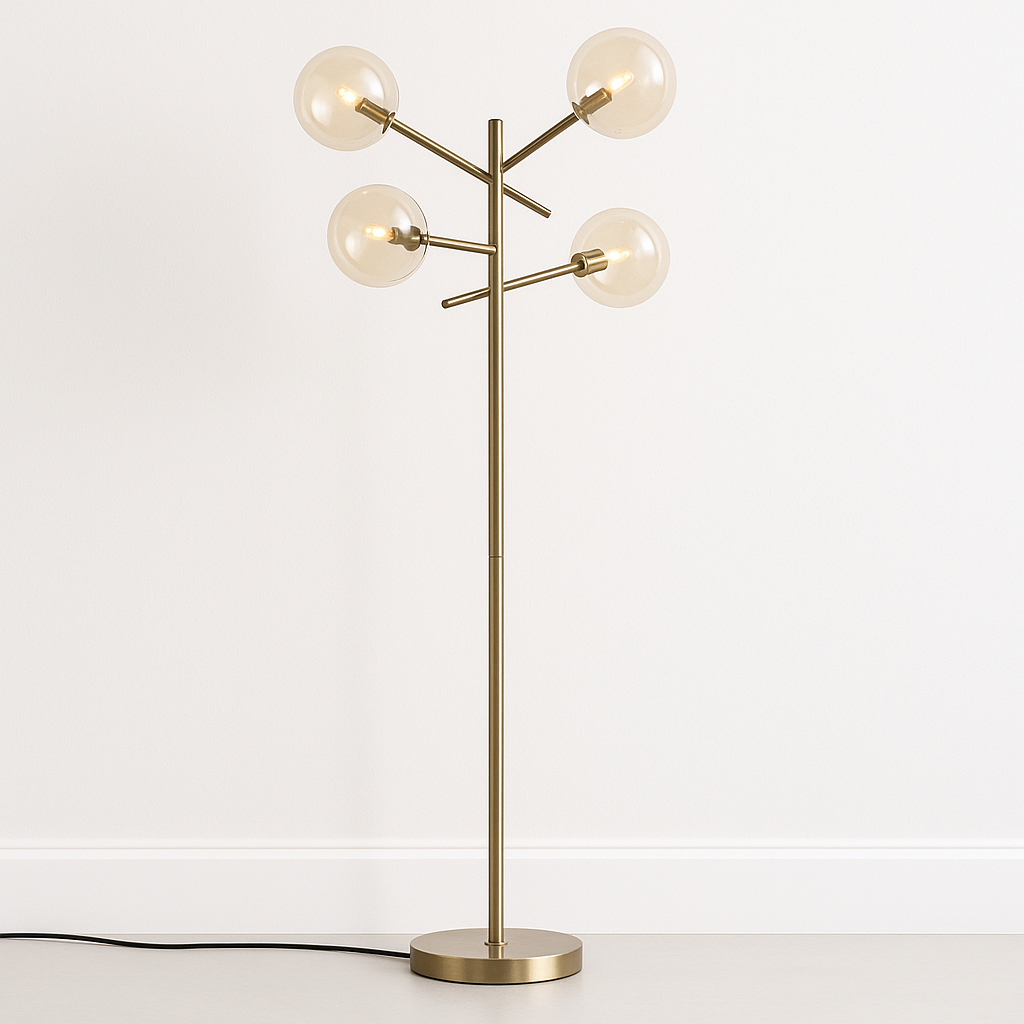 Luminária de Piso Moderna Minimalista Articulada Balle