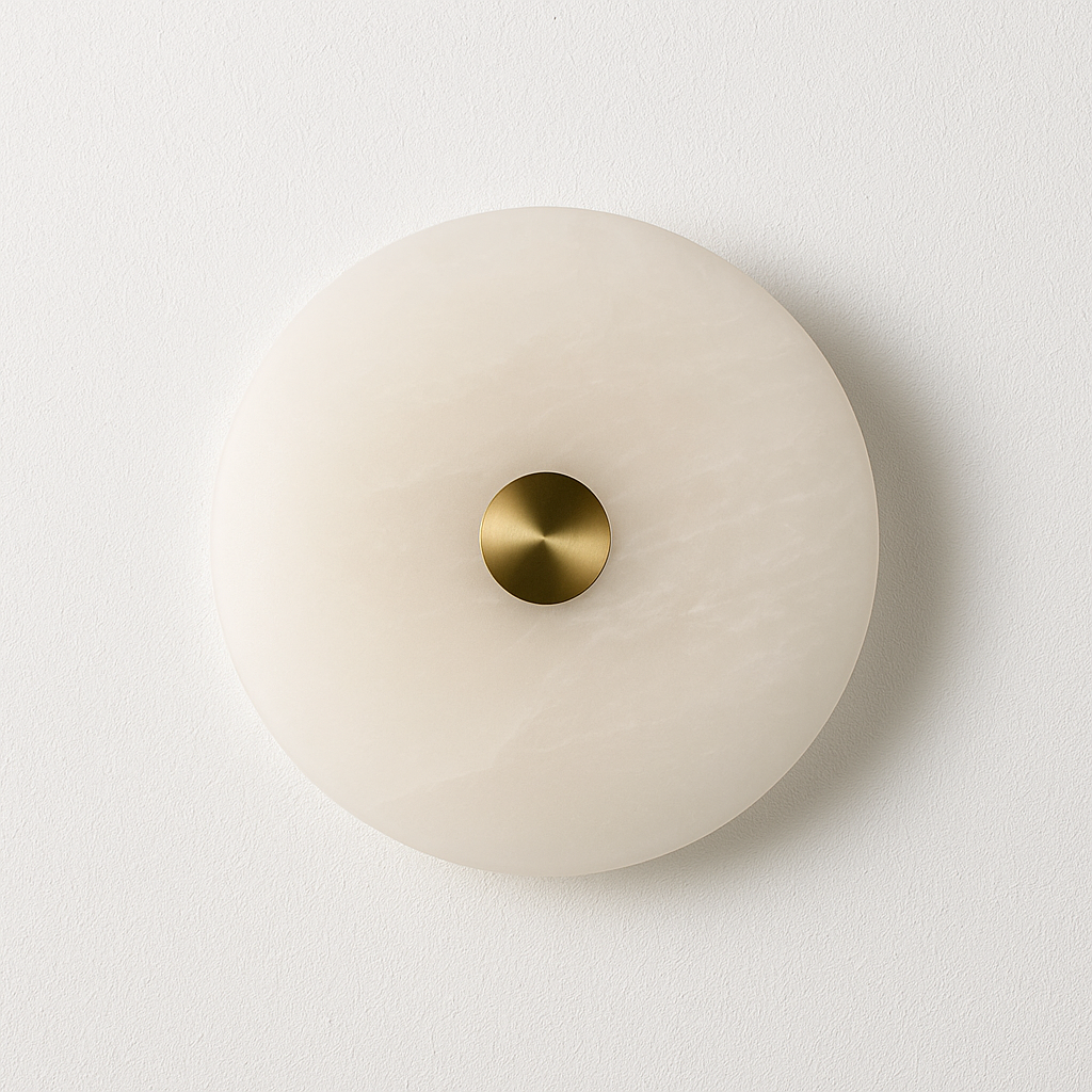 Luminária Arandela Moderna Minimalista LED Mármore Clean Lux