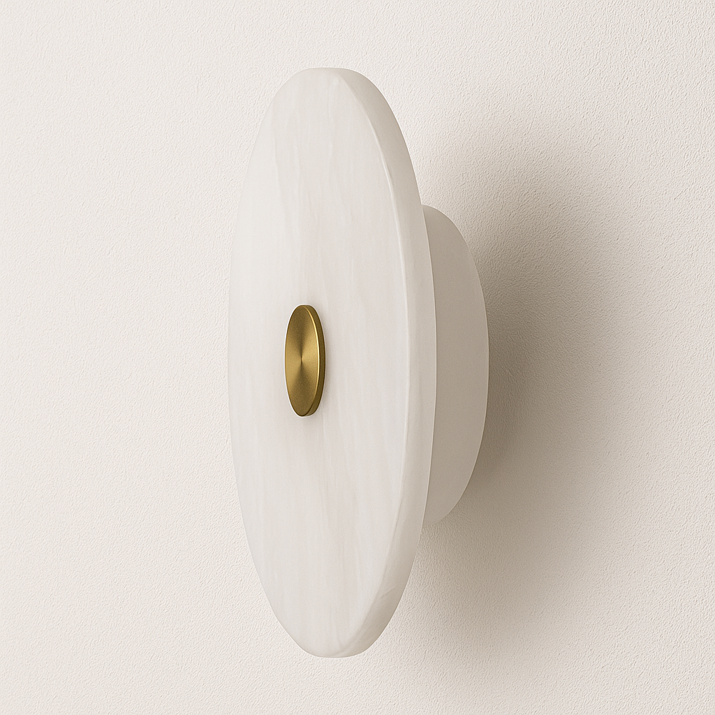Luminária Arandela Moderna Minimalista LED Mármore Clean Lux