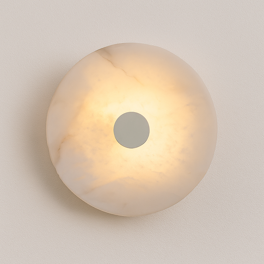 Luminária Arandela Moderna Minimalista LED Mármore Clean Lux
