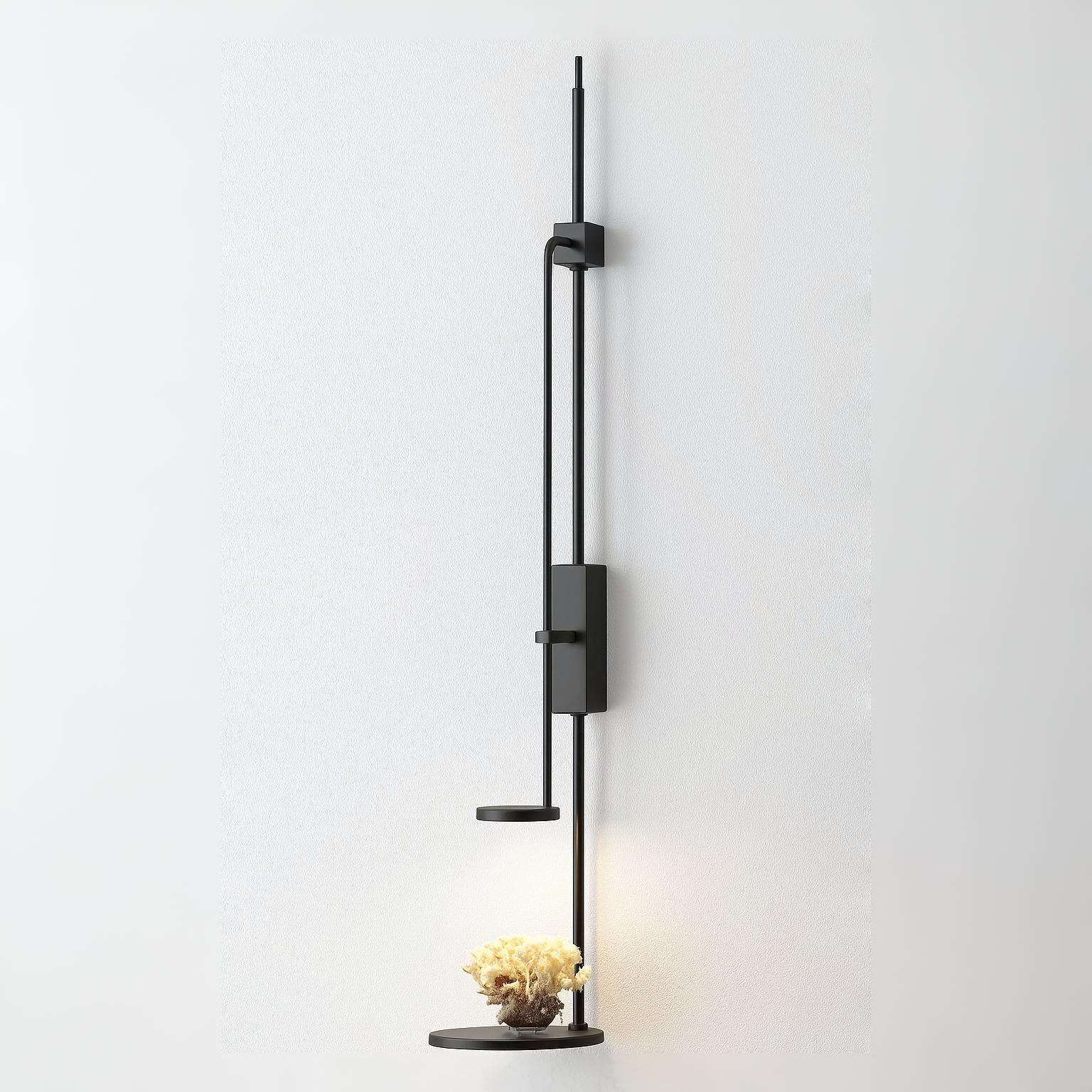 Luminária Arandela Moderna Minimalista Linear Cachepot Metal LED Namaz