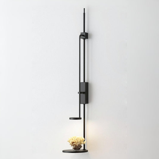 Luminária Arandela Moderna Minimalista Linear Cachepot Metal LED Namaz