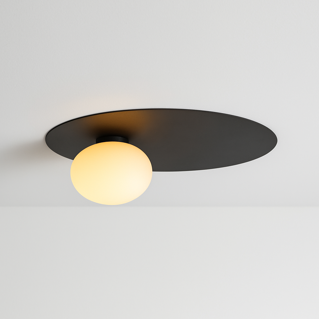 Luminária Plafon Moderna Minimalista Metal Fello