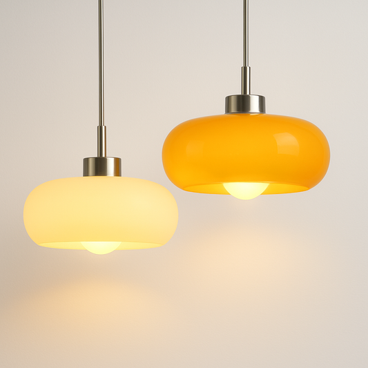 Luminária Pendente Moderna Minimalista Vidro Lucente