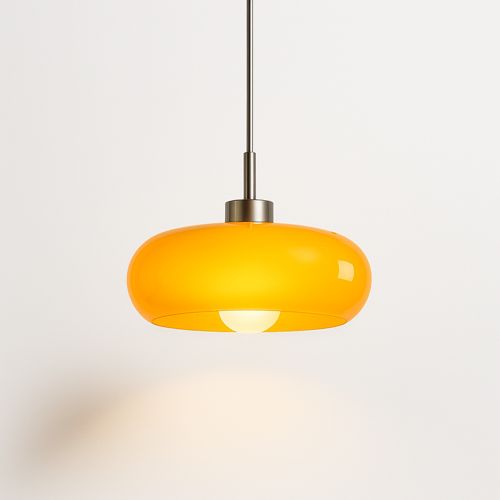 Luminária Pendente Moderna Minimalista Vidro Lucente