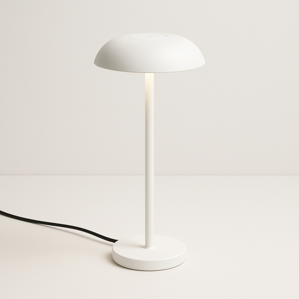 Luminária de Mesa Moderna Minimalista LED Metal Lampo
