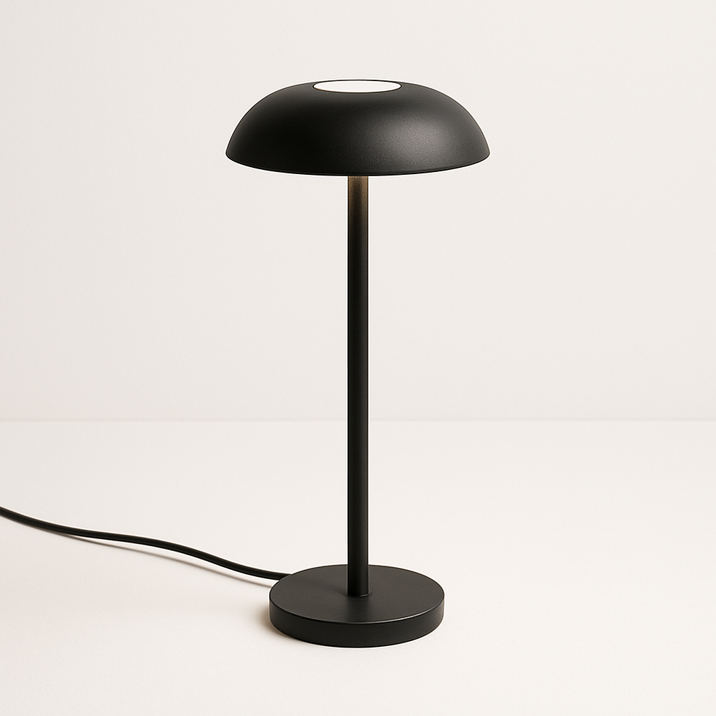 Luminária de Mesa Moderna Minimalista LED Metal Lampo