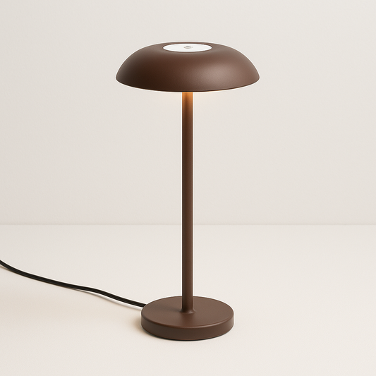 Luminária de Mesa Moderna Minimalista LED Metal Lampo