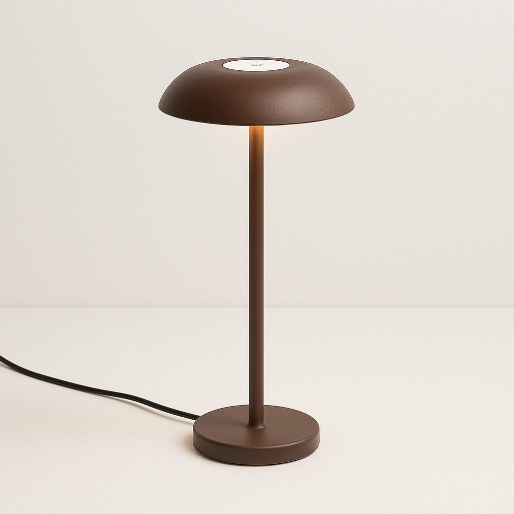 Luminária de Mesa Moderna Minimalista LED Metal Lampo