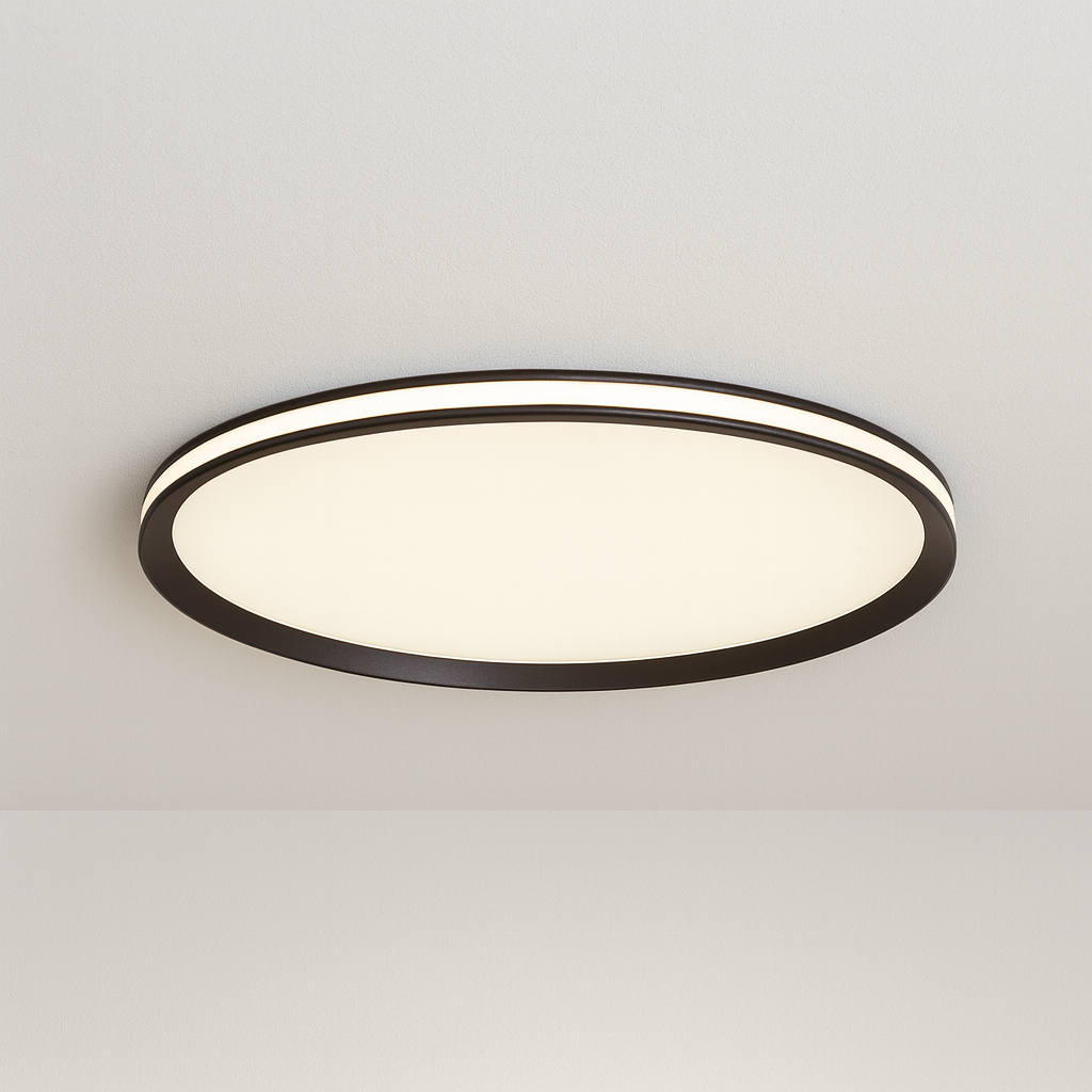 Luminária Plafon Moderna Minimalista LED Metal Acrílico Pasay
