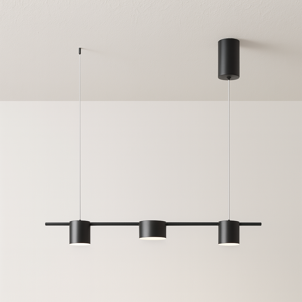Luminária Pendente Minimalista Linear Retangular LED Tube