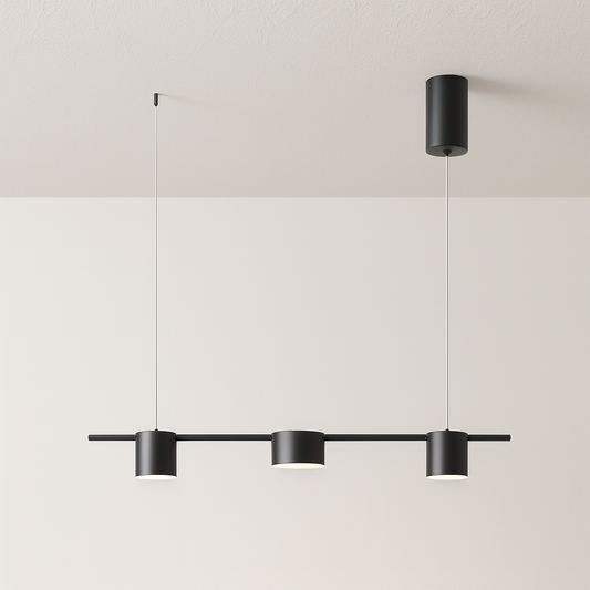 Luminária Pendente Minimalista Linear Retangular LED Tube
