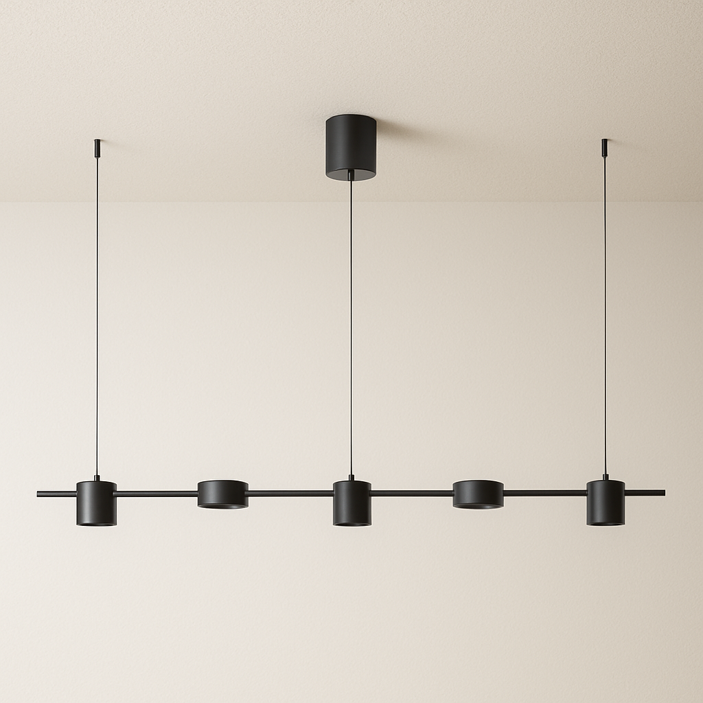 Luminária Pendente Minimalista Linear Retangular LED Tube