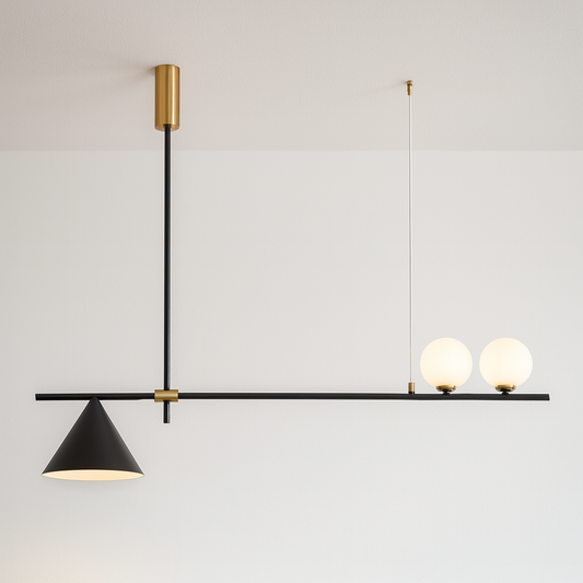 Luminária Pendente Moderno Minimalista Globos de Vidro Balles
