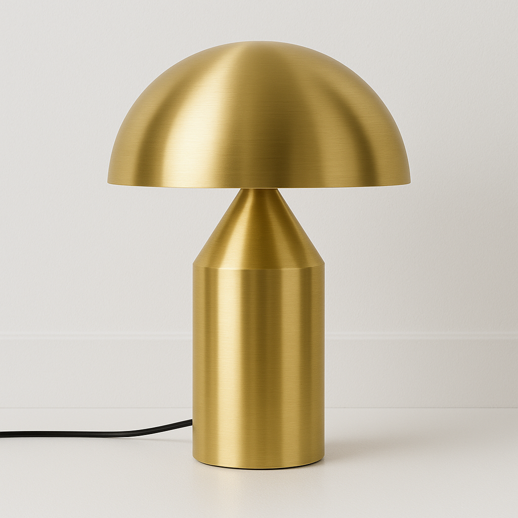 Luminária de Mesa Abajur Moderna Minimalista Articulada Cogumelo