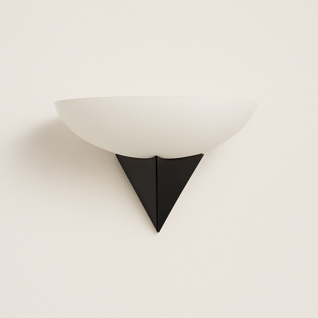 Luminária Arandela Moderna Minimalista Metal Vidro Bromma