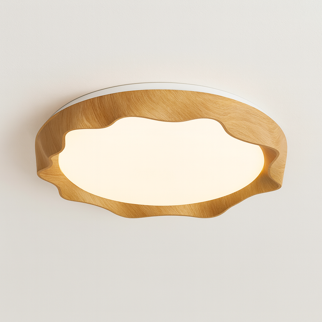 Luminária Plafon Moderna Minimalista LED Metal Acrílico Kista