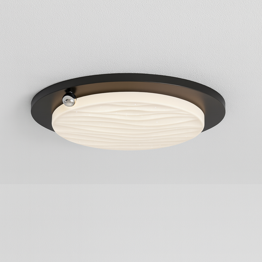 Luminária Plafon Moderna Minimalista LED Metal Acrílico Haga
