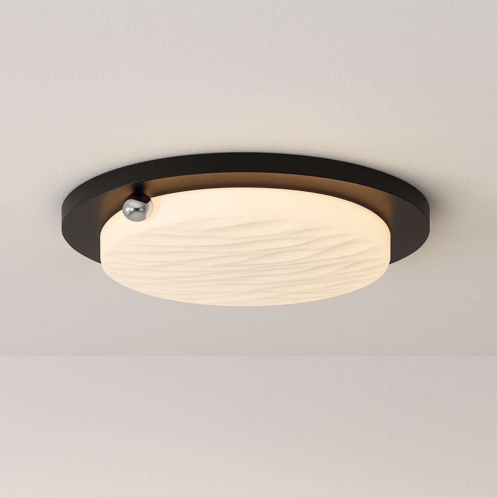 Luminária Plafon Moderna Minimalista LED Metal Acrílico Haga