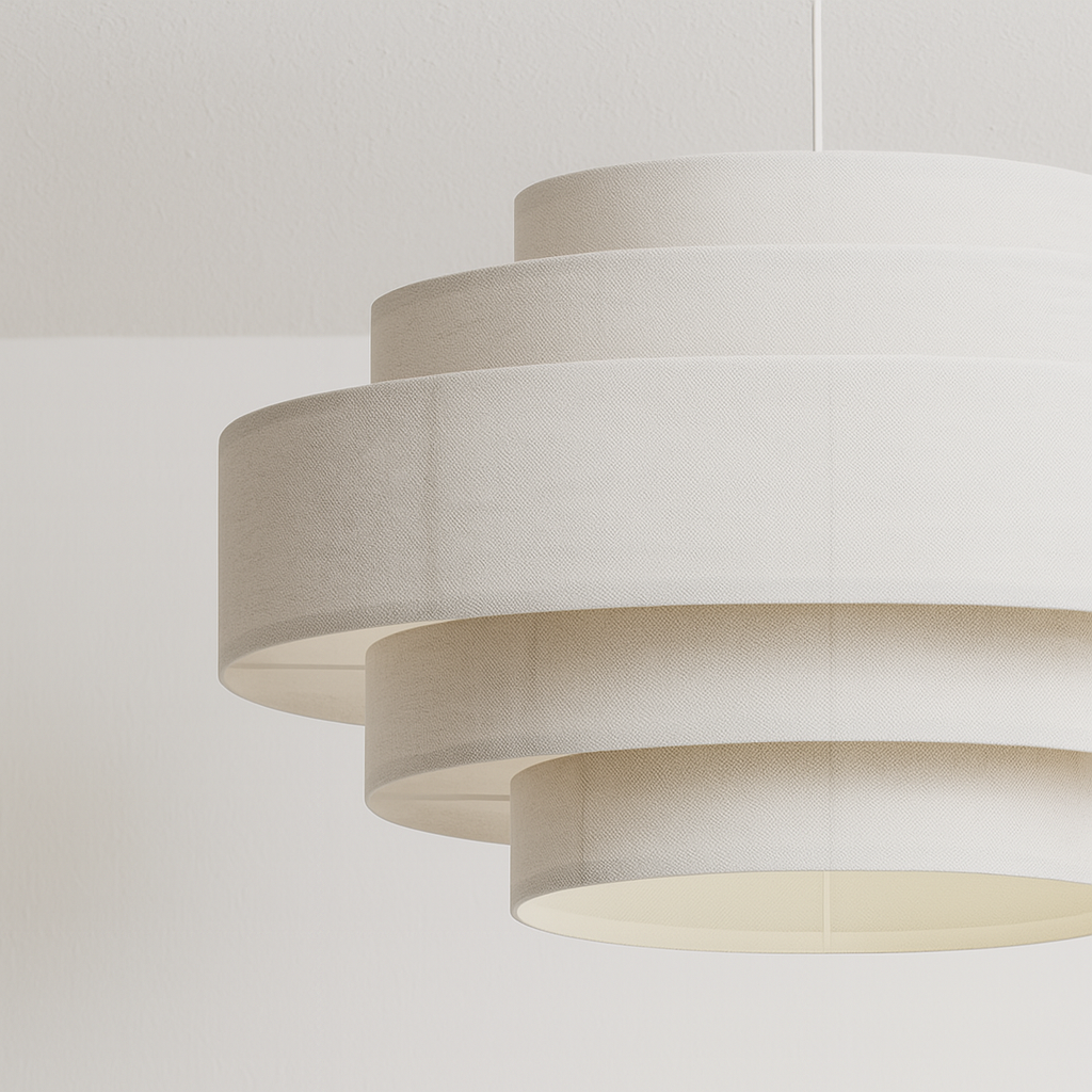 Luminária Pendente Moderno Minimalista Tecido Whirl
