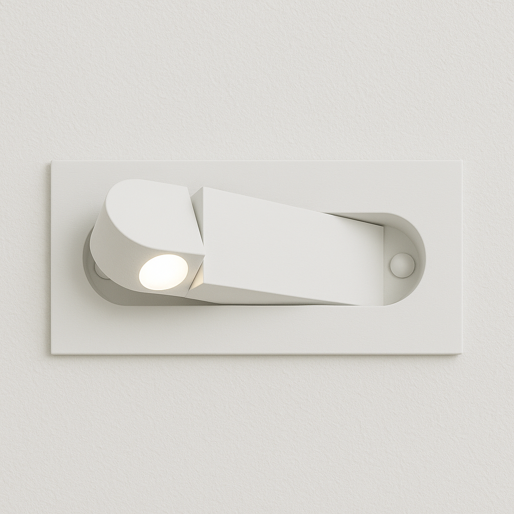 Luminária Arandela Moderna Minimalista LED Metal Ganvalle
