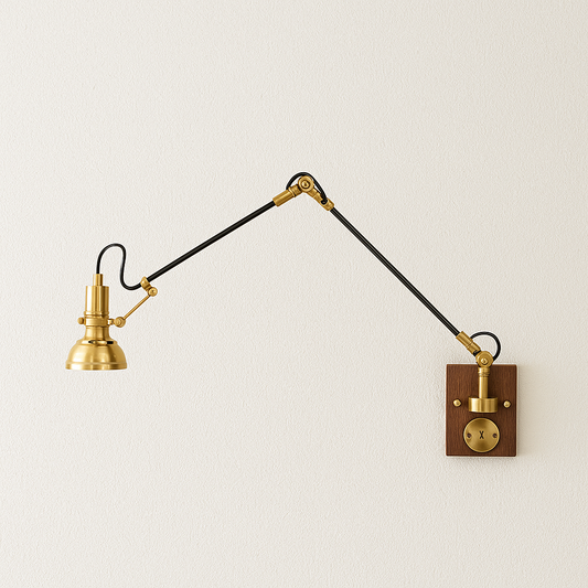 Luminária Arandela Retrô Minimalista Industrial Articulada Woodly