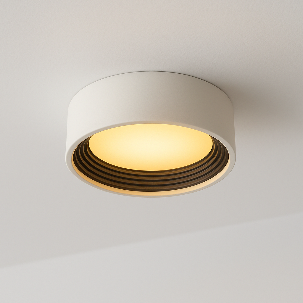 Luminária Plafon Moderna Minimalista LED Metal Acrílico Coelcci
