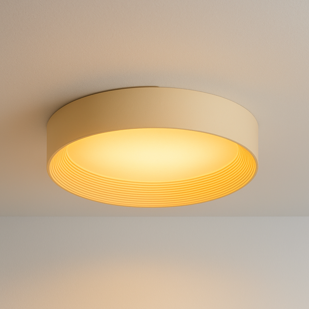 Luminária Plafon Moderna Minimalista LED Metal Acrílico Coelcci