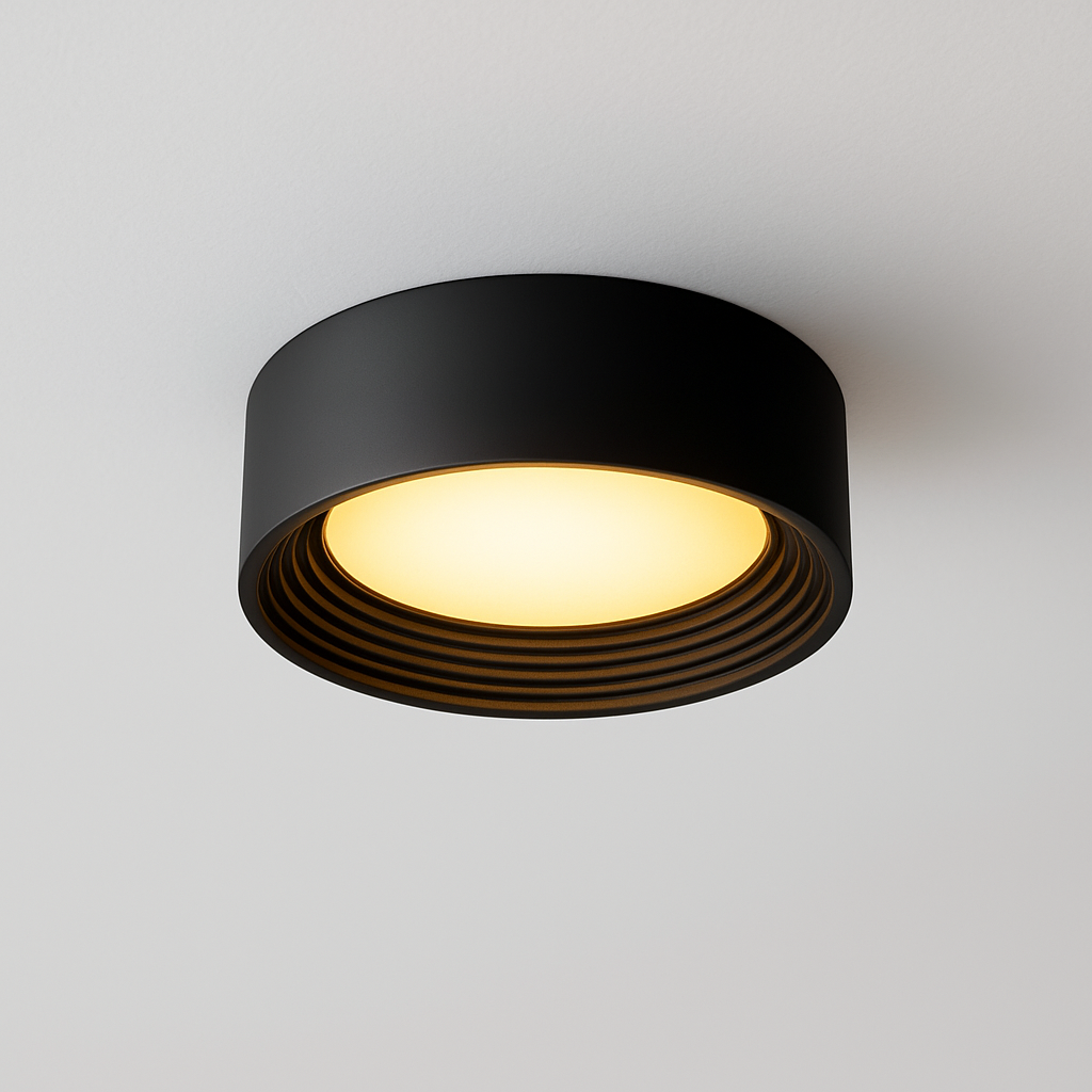 Luminária Plafon Moderna Minimalista LED Metal Acrílico Coelcci