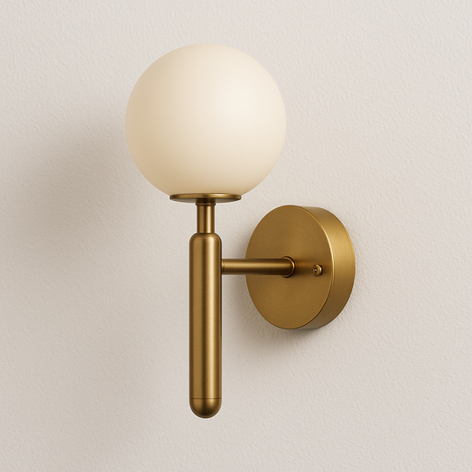 Luminária Arandela Moderna Minimalista Globo de Vidro Ball