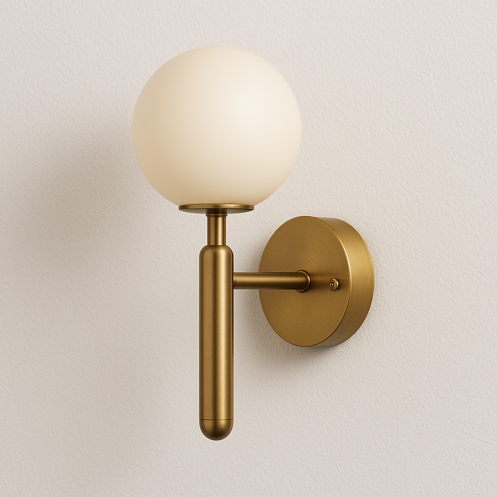 Luminária Arandela Moderna Minimalista Globo de Vidro Ball