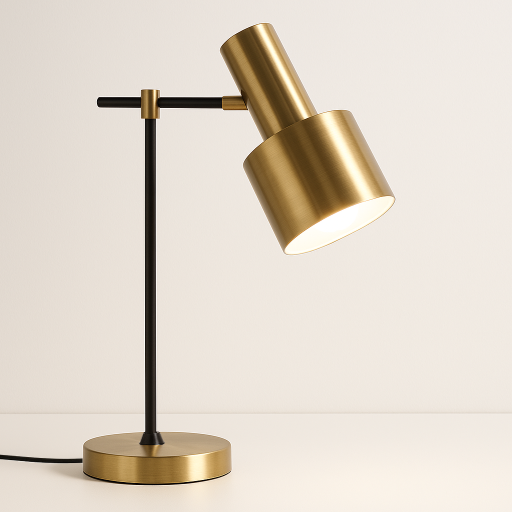 Luminária de Mesa Moderna Minimalista Metal Enrich