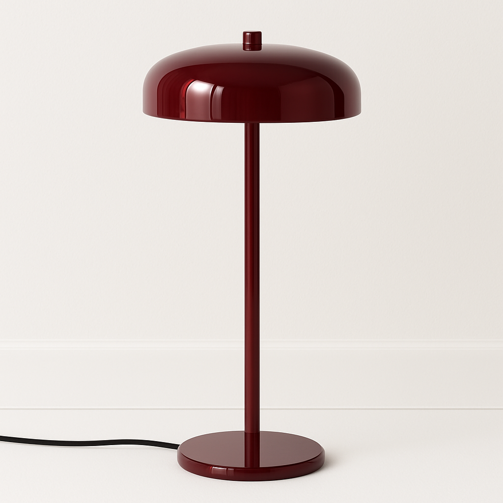Luminária Abajur Moderna Minimalista LED Metal Acrílico Eforie