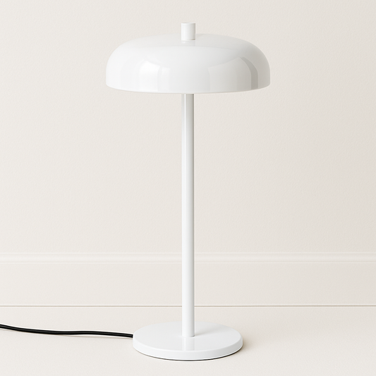 Luminária Abajur Moderna Minimalista LED Metal Acrílico Eforie