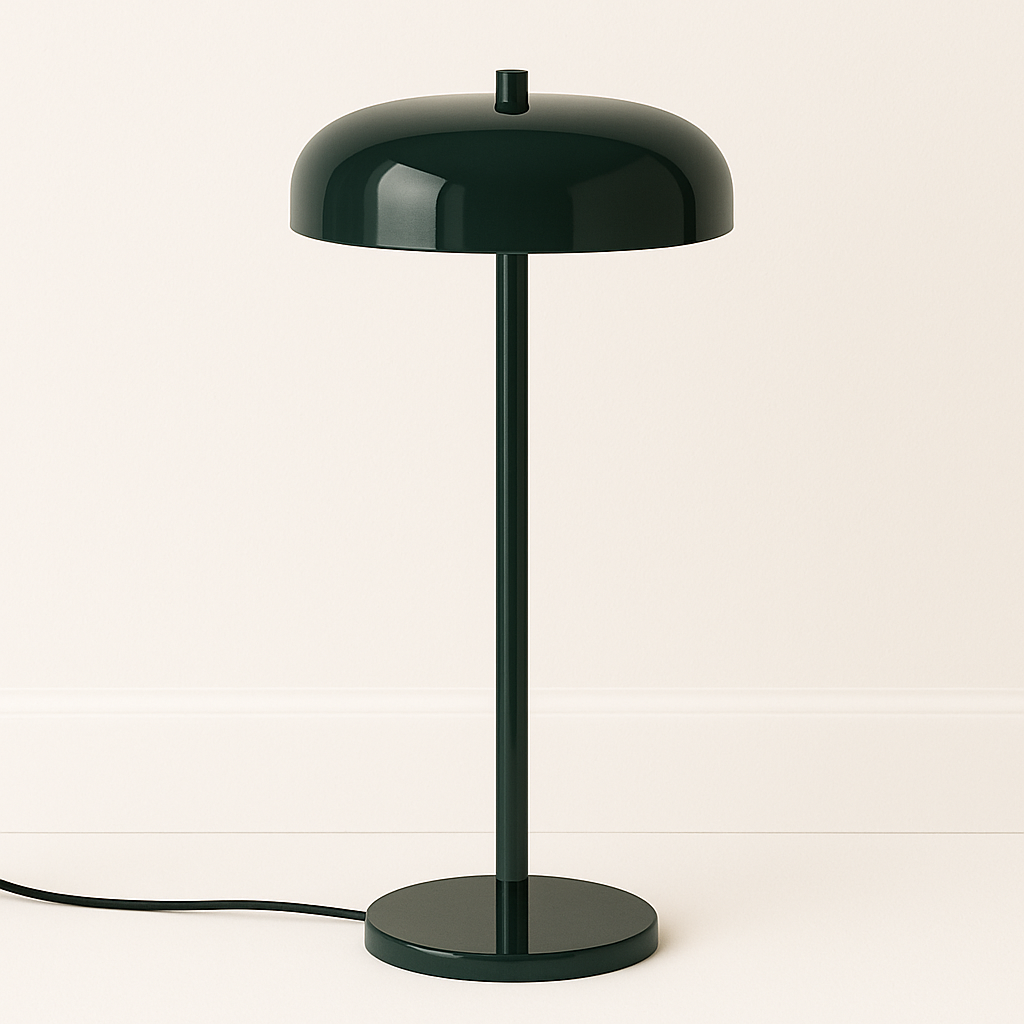 Luminária Abajur Moderna Minimalista LED Metal Acrílico Eforie